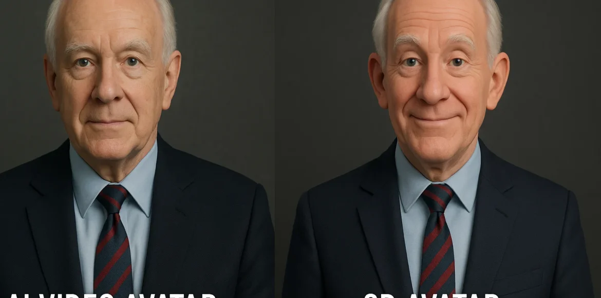 video ai avatar vs 3d animated ai avatar
